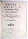 DESAGULIERS, JOHN THEOPHILUS. Cours de Physique Expérimentale.  2 vols.  1751